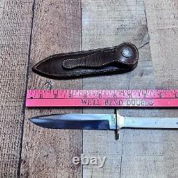 Middleton & Sons Sheffield England Bowie Fixed Blade Knife Rare