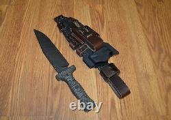 Miller Bros Blades M-22 Bowie Knife, Tactical Survival Knife, Fighting Knife
