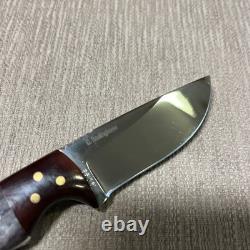 Mint Custom Knife, D. Boultinghouse Maker, Polished Bone, A198, Custom Sheath