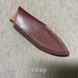 Mint Custom Knife, D. Boultinghouse Maker, Polished Bone, A198, Custom Sheath