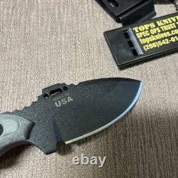 Mint, Never Used, TOPS Knives, Iraq Jac, Small Knife, Grn Micarta, Kydex