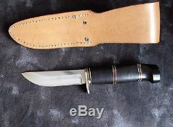 Morseth 4 Laminated Blade Hunting Knife withSheath