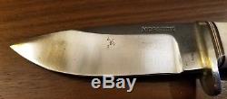 Morseth custom stag handle hunting knife