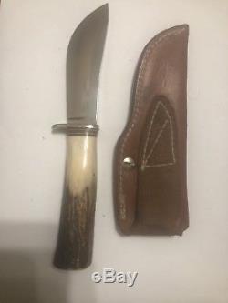 Morseth custom stag handle hunting knife- Very Nice- No Reserve