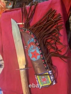 Mountain man bowie knife