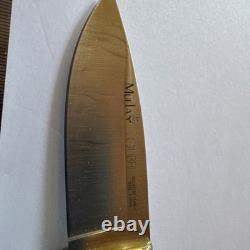 Muela 6 1/8 Overall Colibri Fixed Blade Knife Stag Handle 440c Blade Leather Sh
