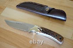 Muela SETTER 11A Spanish Full Tang Knife with Dear Stag Handle & 110mm Blade Bowie