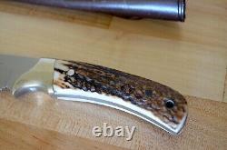 Muela SETTER 11A Spanish Full Tang Knife with Dear Stag Handle & 110mm Blade Bowie