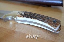 Muela SETTER 11A Spanish Full Tang Knife with Dear Stag Handle & 110mm Blade Bowie