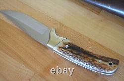 Muela SETTER 11A Spanish Full Tang Knife with Dear Stag Handle & 110mm Blade Bowie