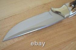 Muela SETTER 11A Spanish Full Tang Knife with Dear Stag Handle & 110mm Blade Bowie