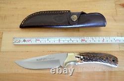 Muela SETTER 11A Spanish Full Tang Knife with Dear Stag Handle & 110mm Blade Bowie