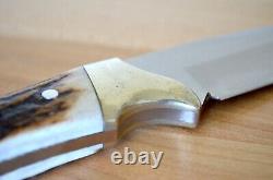 Muela SETTER 11A Spanish Full Tang Knife with Dear Stag Handle & 110mm Blade Bowie