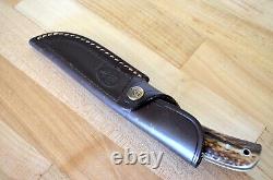 Muela SETTER 11A Spanish Full Tang Knife with Dear Stag Handle & 110mm Blade Bowie