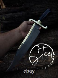 Musso Custom Handmade Bowie/Hunting Knife Vintage Style (Collector's Edition)