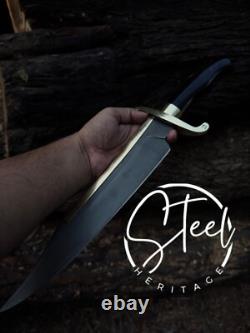 Musso Custom Handmade Bowie/Hunting Knife Vintage Style (Collector's Edition)