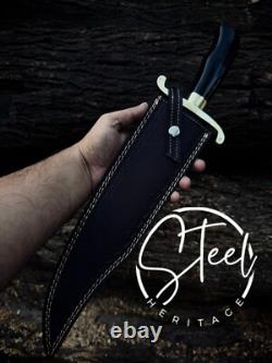 Musso Custom Handmade Bowie/Hunting Knife Vintage Style (Collector's Edition)