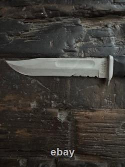 NEW KA-BAR 02 1221 Fixed Blade Serrated Edge Fighting Knife Sheath & Box USA