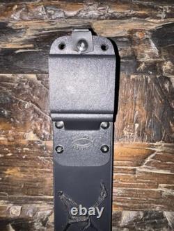 NEW KA-BAR 02 1221 Fixed Blade Serrated Edge Fighting Knife Sheath & Box USA