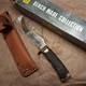 NEW Vintage Schrade 498S Fixed Blade Knife, with factory cosmoline! , withSheath