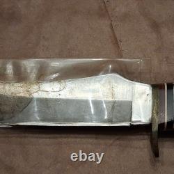 NEW Vintage Schrade 498S Fixed Blade Knife, with factory cosmoline! , withSheath