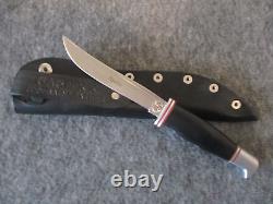 NOS VINTAGE CASE-XX USA #300 APACHE FIXED BLADE HUNTING KNIFE withSHEATH