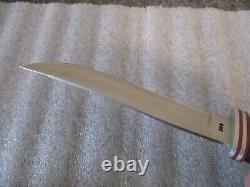 NOS VINTAGE CASE-XX USA #300 APACHE FIXED BLADE HUNTING KNIFE withSHEATH