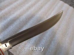 NOS VINTAGE CASE-XX USA #300 APACHE FIXED BLADE HUNTING KNIFE withSHEATH