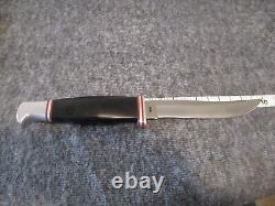 NOS VINTAGE CASE-XX USA #300 APACHE FIXED BLADE HUNTING KNIFE withSHEATH