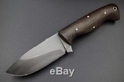 NWA Knives (Nick Allen) Custom Hunter Knife withSheath (Hunting, Bushcraft, EDC)