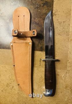 Near Excellent Western G46-6 WW2 Fixed Blade And Sheath