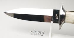 Nice! Custom Ray Beers One-of-a-kind Handmade Genuine Stag Handle Boot Knife