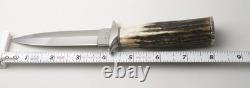 Nice! Custom Ray Beers One-of-a-kind Handmade Genuine Stag Handle Boot Knife