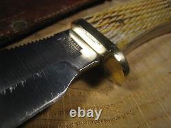 Nice LCO (Lac Corte Orrielles) Custom Fixed Blade Knife with Gut Hook & Sheath