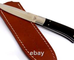 Nice Used Paragon Carolina Skinner Lee/Herron Design Knife with Sheath Seki Japan