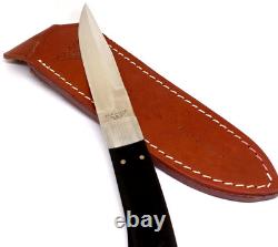 Nice Used Paragon Carolina Skinner Lee/Herron Design Knife with Sheath Seki Japan