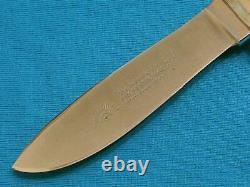 Nm Vintage Schlieper Eye Brand Germany#381 Trophy Line Stag Hunting Knife Sheath