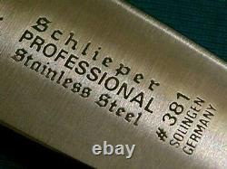 Nm Vintage Schlieper Eye Brand Germany#381 Trophy Line Stag Hunting Knife Sheath