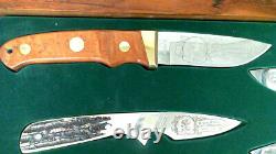 North American Hunting Club Hunting Heritage Collection 8 Piece Knife Set