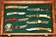 North American Hunting Club Hunting Heritage Collection Knife Set withDisplay Case