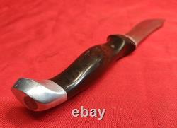 OBO! Cutco No. 1065 White Puma Hunting Fixed Blade Knife Rare Vintage, with Sheath