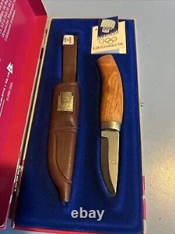 OL Kniven Brusletto Kristin Lillehammer 94 Fixed Blade Knife -Norway