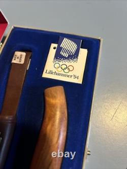 OL Kniven Brusletto Kristin Lillehammer 94 Fixed Blade Knife -Norway