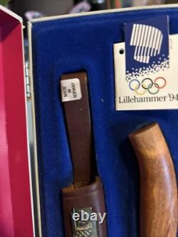 OL Kniven Brusletto Kristin Lillehammer 94 Fixed Blade Knife -Norway
