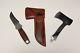 OLD VINTAGE CASE XX USA STAG HUNTING KNIFE & AXE HATCHET COMBO SET