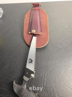 OUTDOOR Edge KODI Skinner, Caper, Saw, Knife Set with Leather Sheath, Seki-Japan