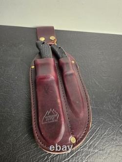 OUTDOOR Edge KODI Skinner, Caper, Saw, Knife Set with Leather Sheath, Seki-Japan