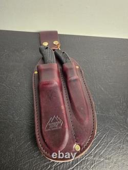 OUTDOOR Edge KODI Skinner, Caper, Saw, Knife Set with Leather Sheath, Seki-Japan