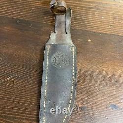 Official Boy Scouts of America, Made in USA, Fixed Blade Knife withSheath. 8 1/8