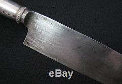 Old German Heinr. Boker Solingen Arbolito Silver A. Bravo Hunting Knife Dagger